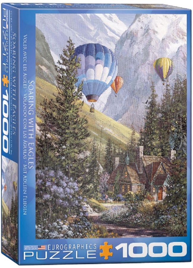 Пъзел Eurographics от 1000 части – Полет с орлите, Дъглас Лейрд