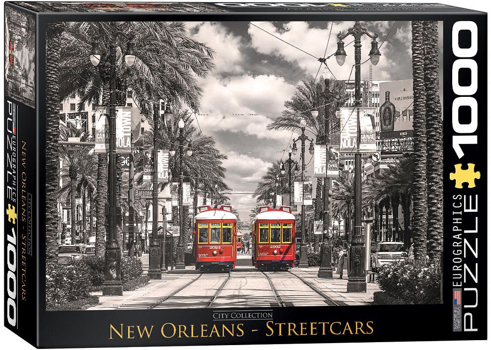 Пъзел Eurographics от 1000 части – Трамваите на Ню Орлиънс