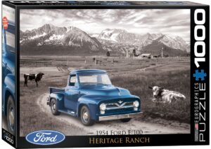 Пъзел Eurographics от 1000 части – Класически автомобил Форд от 1954 г.
