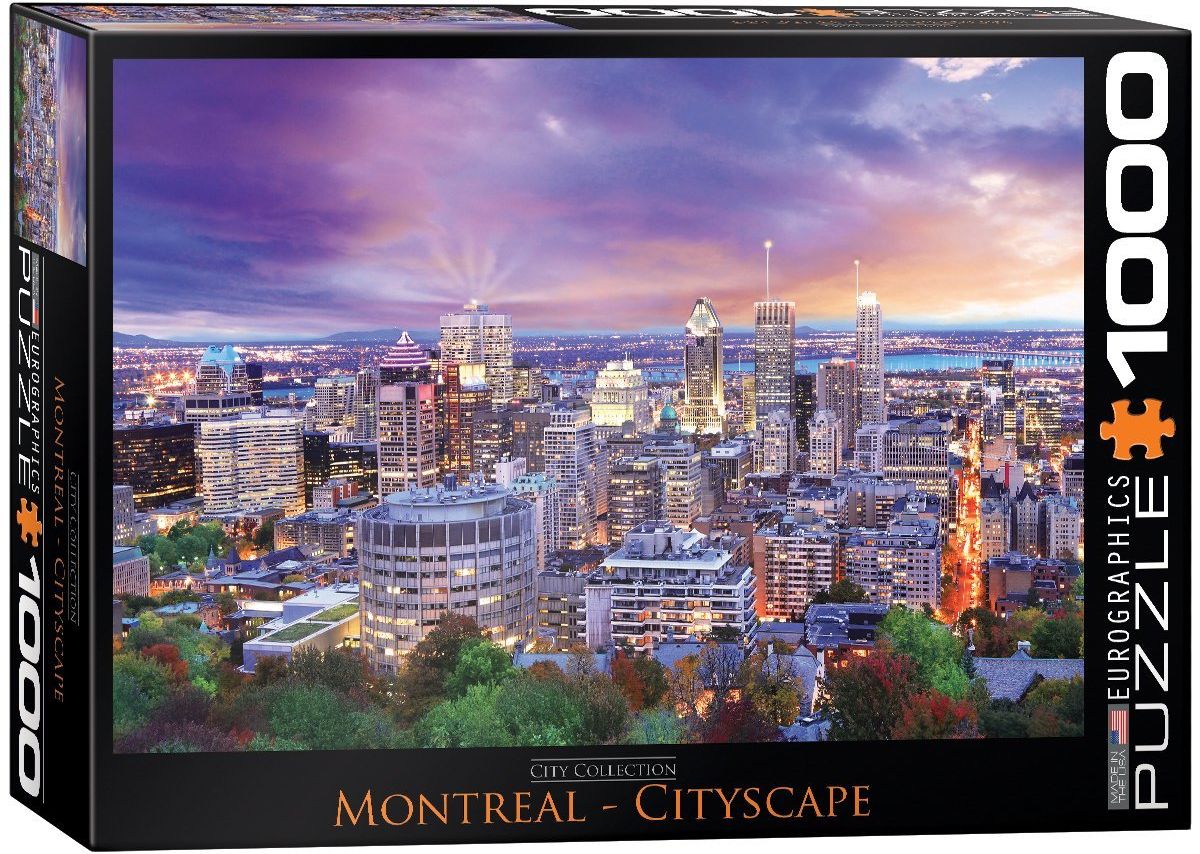 Пъзел Eurographics от 1000 части – Монреал