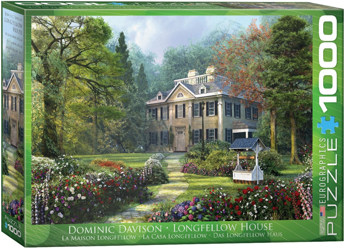 Пъзел Eurographics от 1000 части - Къщата Лонгфелоу, Доминик Дейвисън