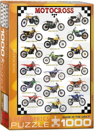 Пъзел Eurographics от 1000 части – Мотокрос