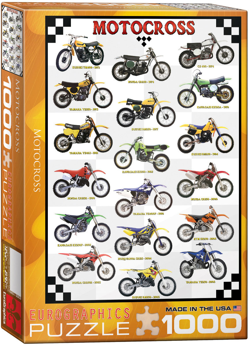 Пъзел Eurographics от 1000 части – Мотокрос
