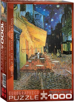 Пъзел Eurographics от 1000 части – Кафе тераса през нощта, Винсент ван Гог