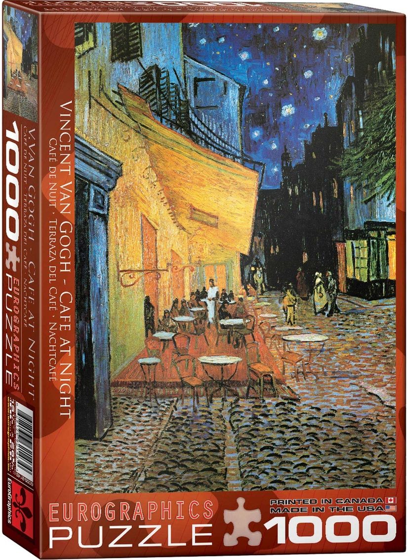 Пъзел Eurographics от 1000 части – Кафе тераса през нощта, Винсент ван Гог