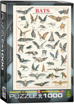 Пъзел Eurographics от 1000 части - Прилепи