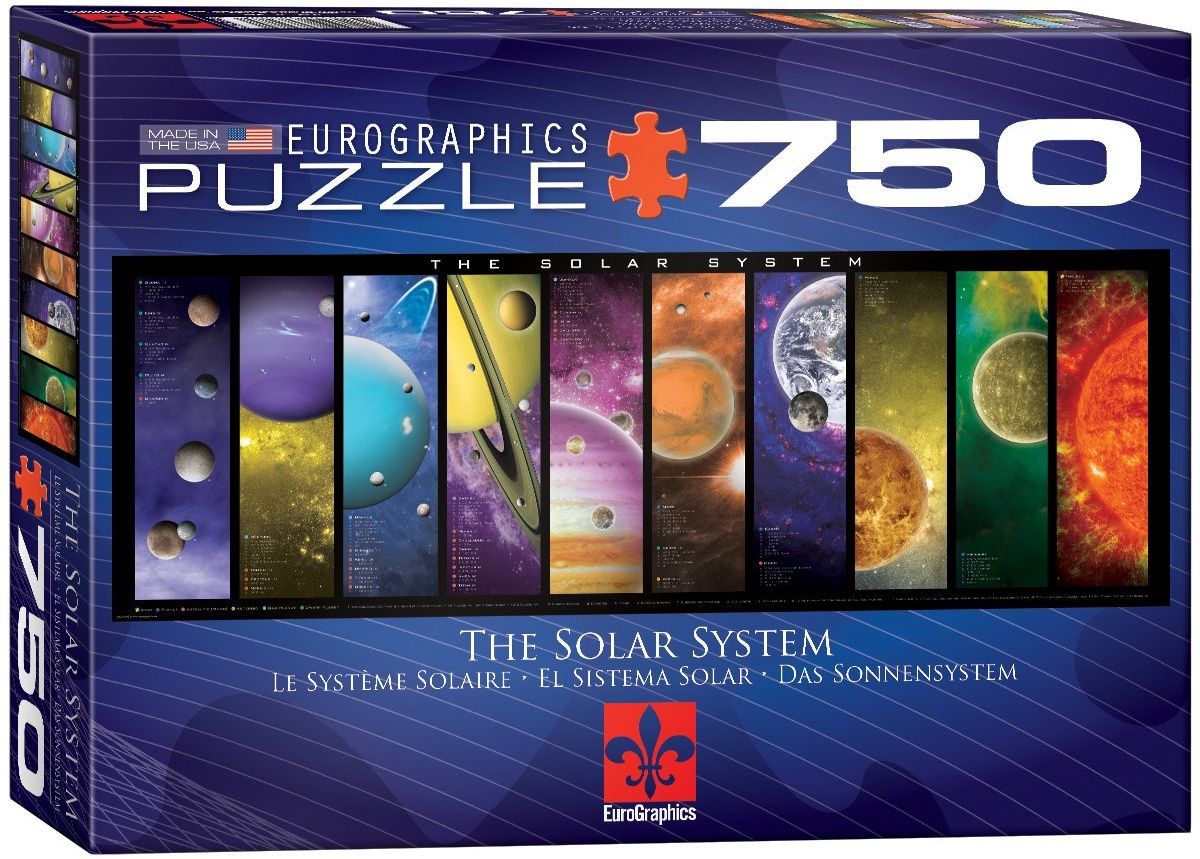 Панорамен пъзел Eurographics от 750 части – Слънчевата система