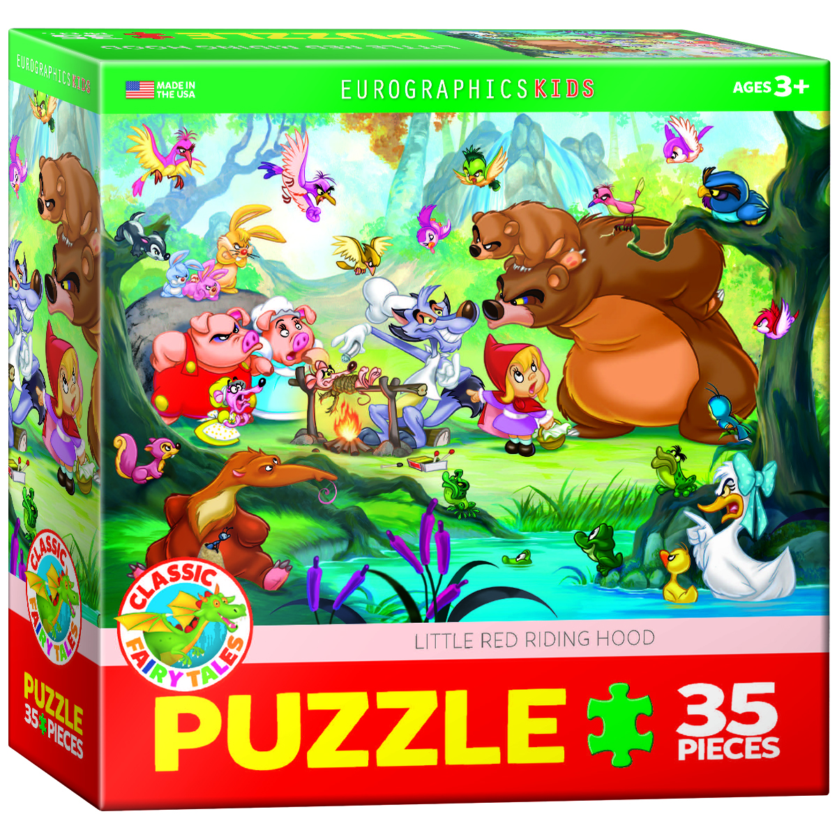 Пъзел Eurographics от 35 части – Червената Шапчица