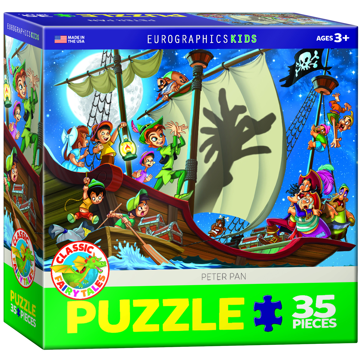 Пъзел Eurographics от 35 части – Питър Пан