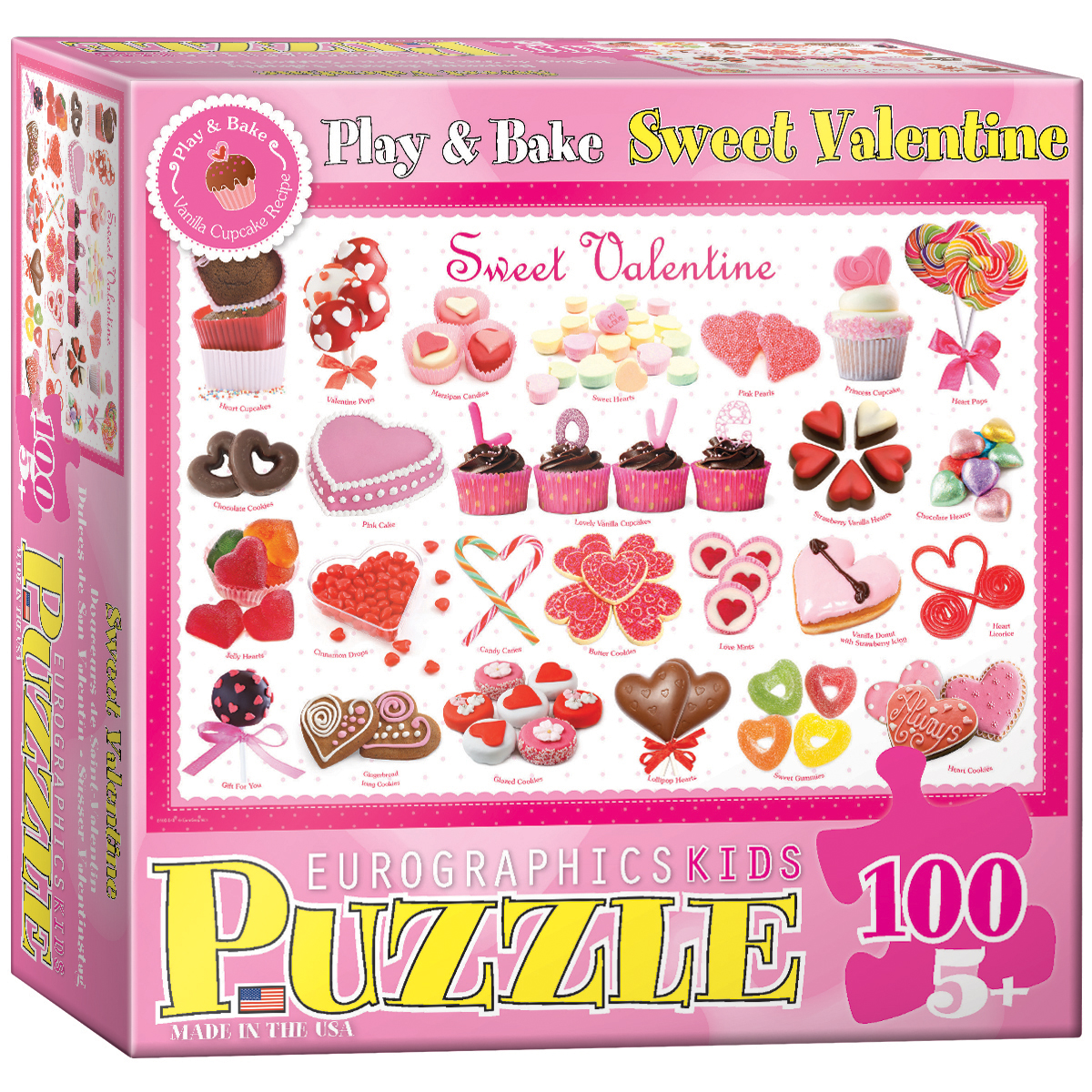 Пъзел Eurographics от 100 части – Лакомства за Свети Валентин