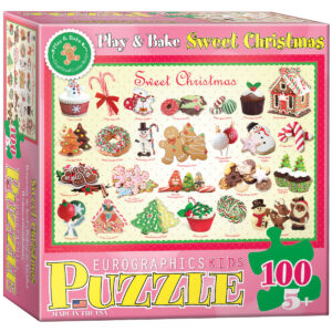 Пъзел Eurographics от 100 части – Лакомства за Коледа