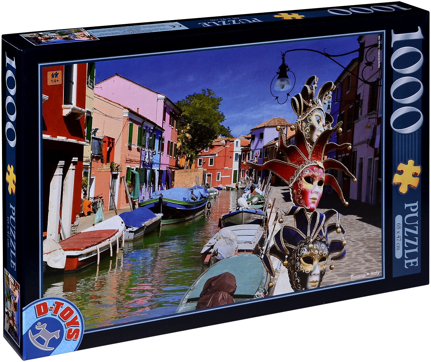 Пъзел D-Toys от 1000 части - Бурано, Италия