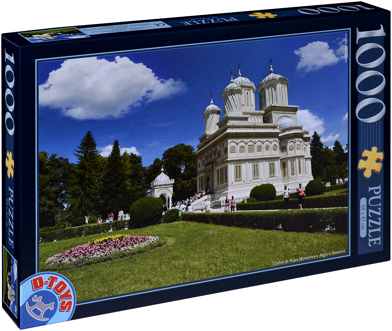 Пъзел D-Toys от 1000 части - Куртя де Арджеш, Румъния