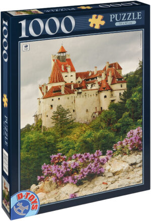 Пъзел D-Toys от 1000 части - Замъка Бран, Румъния