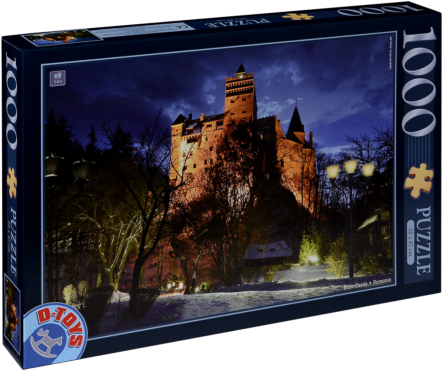Пъзел D-Toys от 1000 части - Замъка Бран, Румъния II
