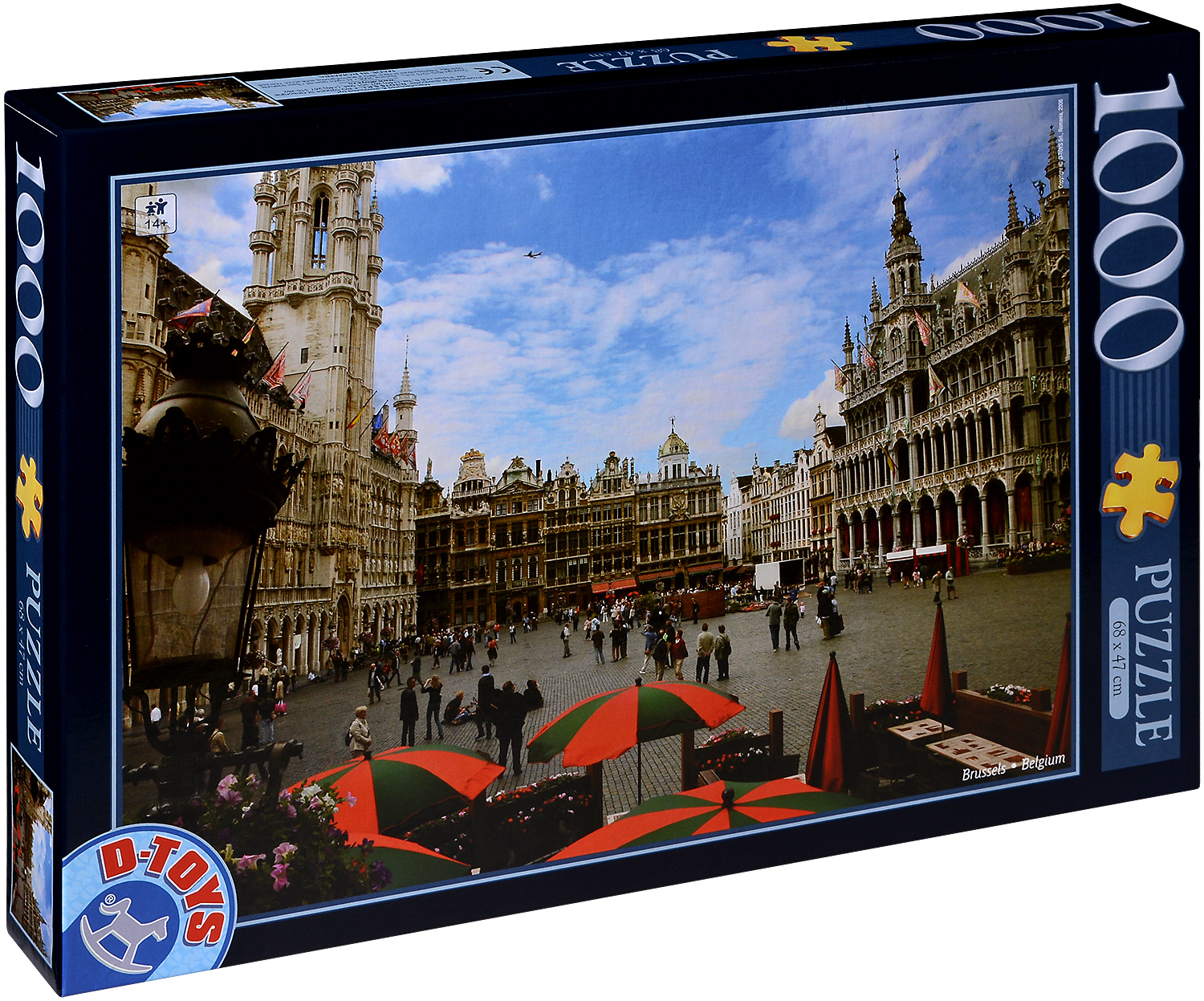 Пъзел D-Toys от 1000 части - Брюксел, Белгия