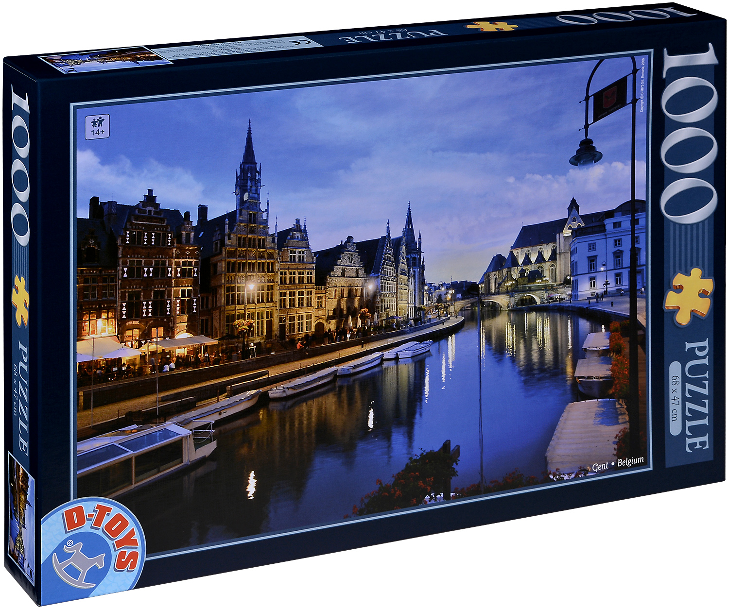 Пъзел D-Toys от 1000 части - Гент, Белгия