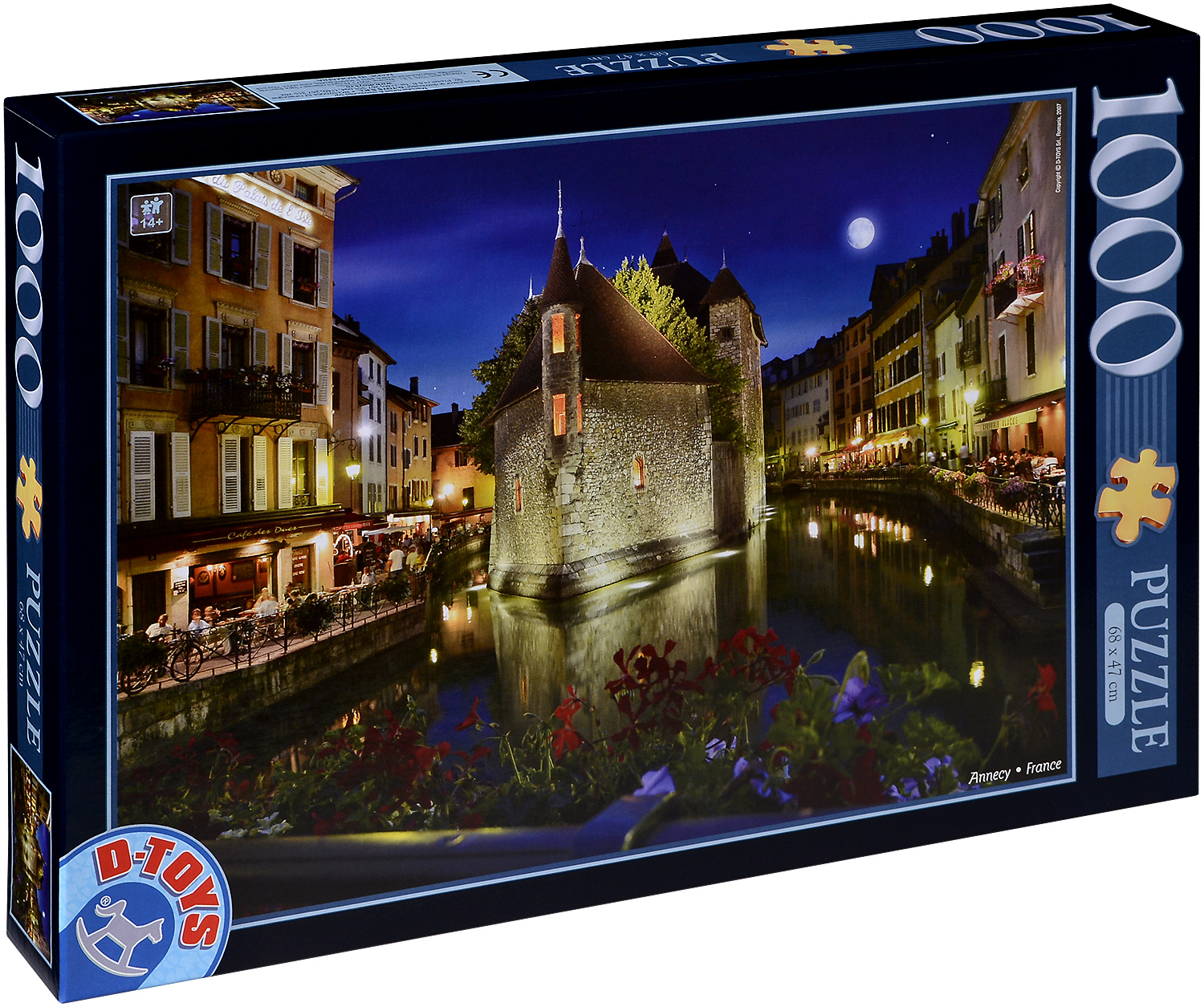 Пъзел D-Toys от 1000 части - Анси, Франция