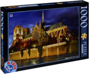 Пъзел D-Toys от 1000 части - Катедралата Нотр Дам, Франция
