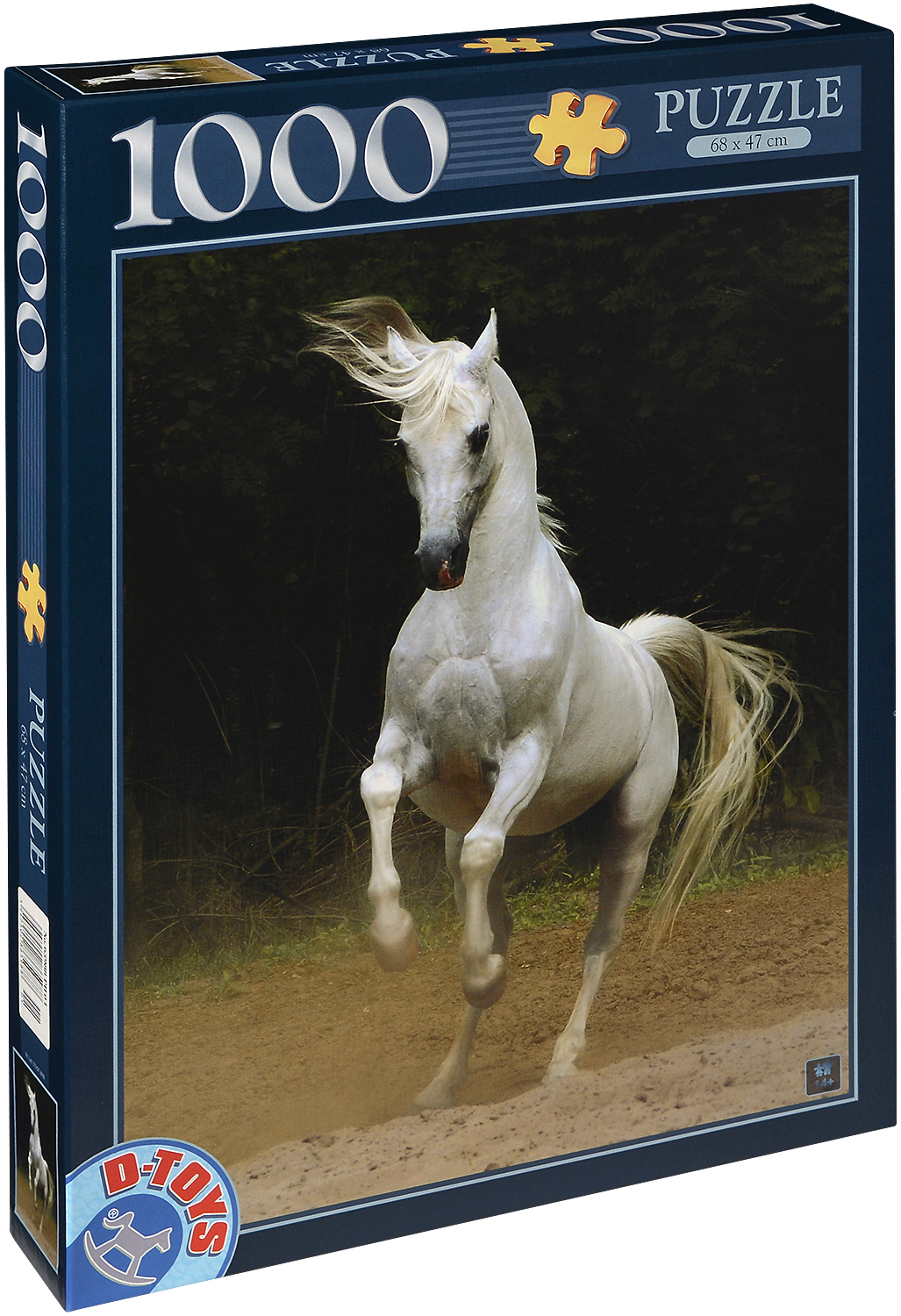 Пъзел D-Toys от 1000 части - Буйният кон, Войтек Квятковски