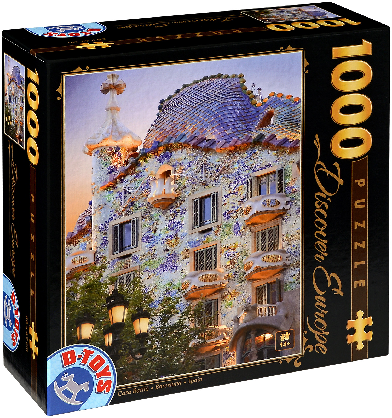 Пъзел D-Toys от 1000 части - Каса Батийо, Барселона