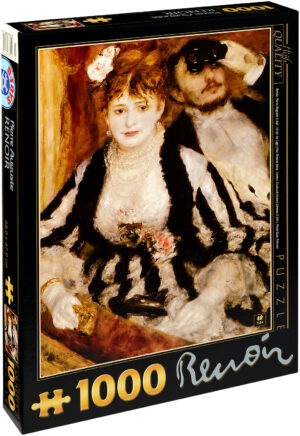 Пъзел D-Toys от 1000 части – Ложата, Пиер Реноар