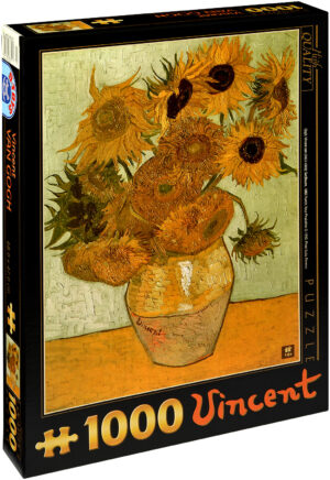 Пъзел D-Toys от 1000 части – Слънчогледите, Винсент ван Гог