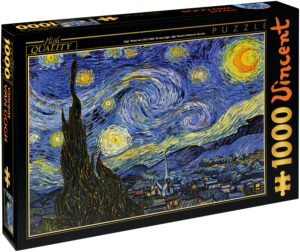 Пъзел D-Toys от 1000 части – Звездна нощ, Винсент ван Гог
