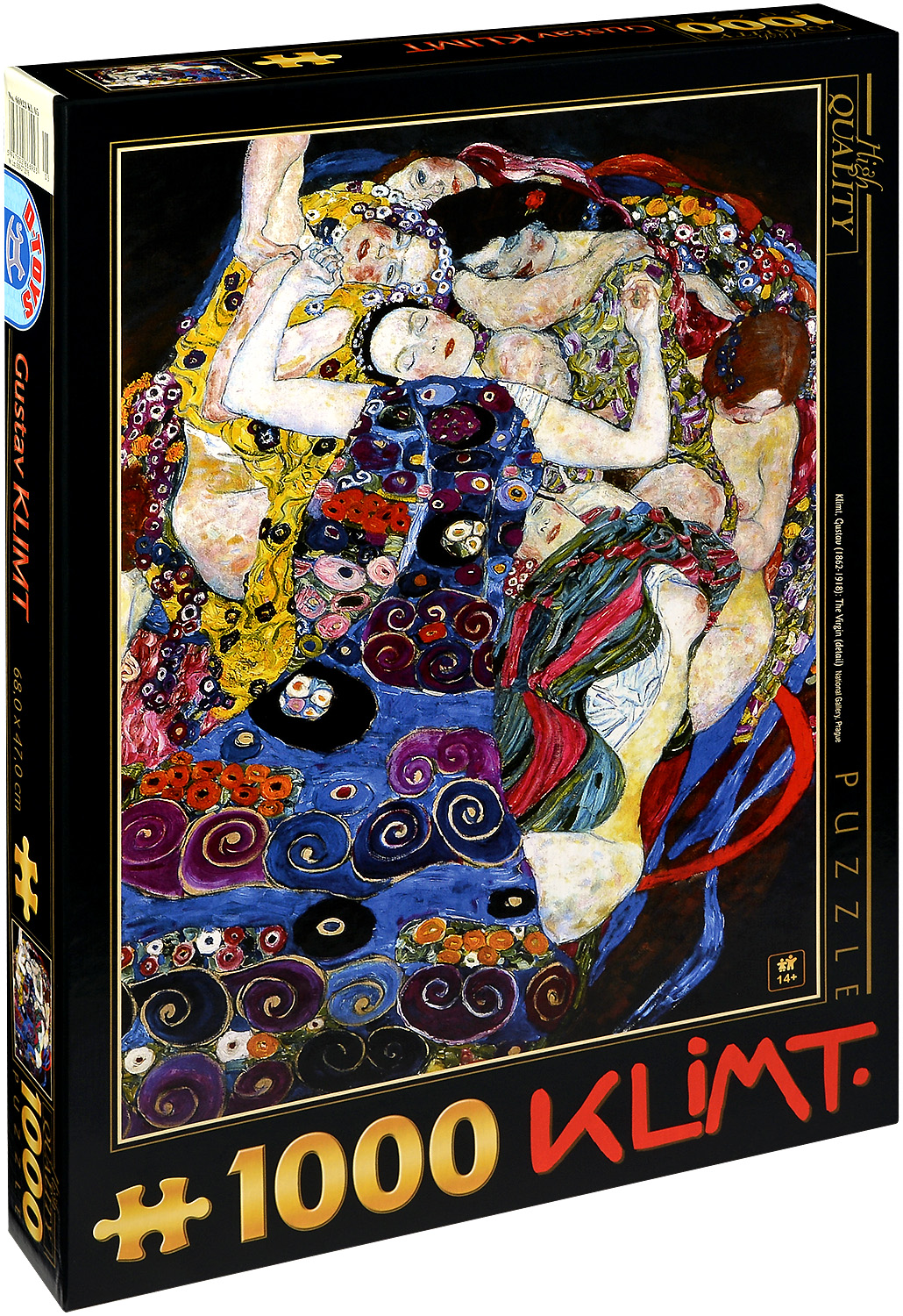 Пъзел D-Toys от 1000 части – Девственицата, Густав Климт