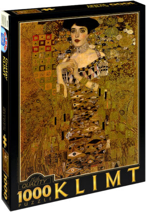 Пъзел D-Toys от 1000 части – Портрет на Адел Блох-Бауер I, Густав Климт
