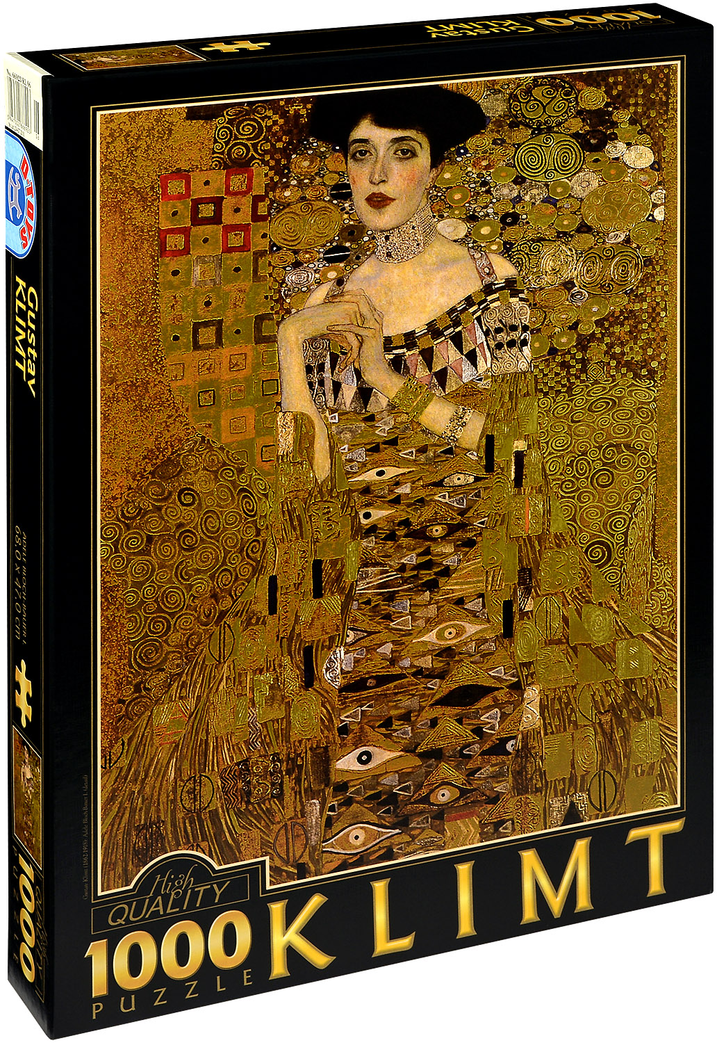 Пъзел D-Toys от 1000 части – Портрет на Адел Блох-Бауер I, Густав Климт