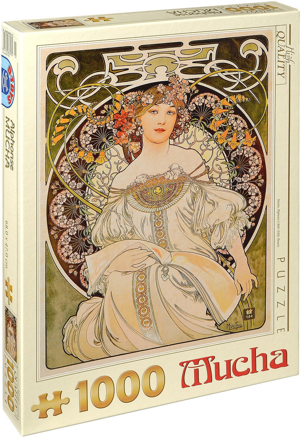 Пъзел D-Toys от 1000 части – Блян, Алфонс Муха