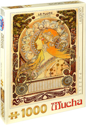 Пъзел D-Toys от 1000 части – Зодиак, Алфонс Муха