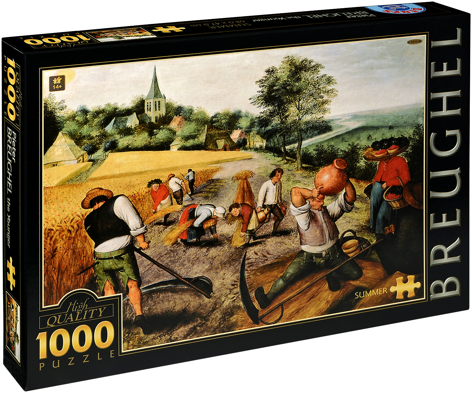 Пъзел D-Toys от 1000 части – Лято, Питер Брьогел Млади