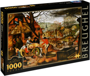 Пъзел D-Toys от 1000 части – Есен, Питер Брьогел Млади