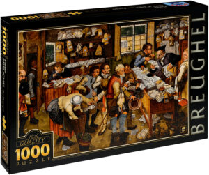 Пъзел D-Toys от 1000 части – Плащането на десятък, Питер Брьогел Млади