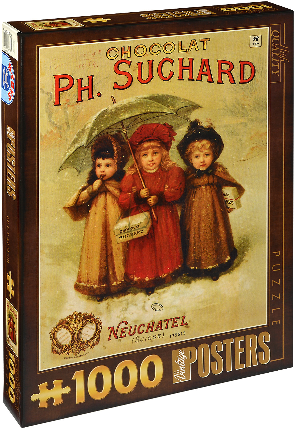 Пъзел D-Toys от 1000 части – Шоколад PH. Suchard