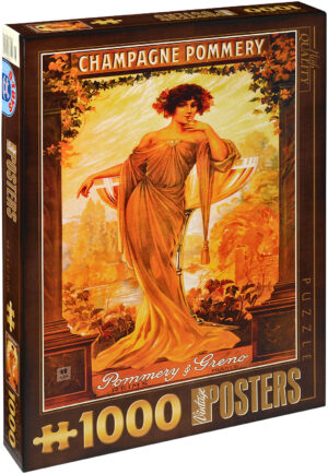 Пъзел D-Toys от 1000 части - Френско шампанско Pommery