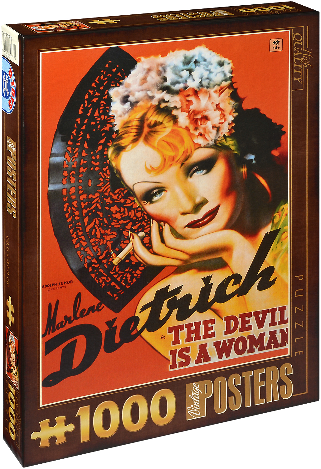 Пъзел D-Toys от 1000 части - Марлене Дитрих