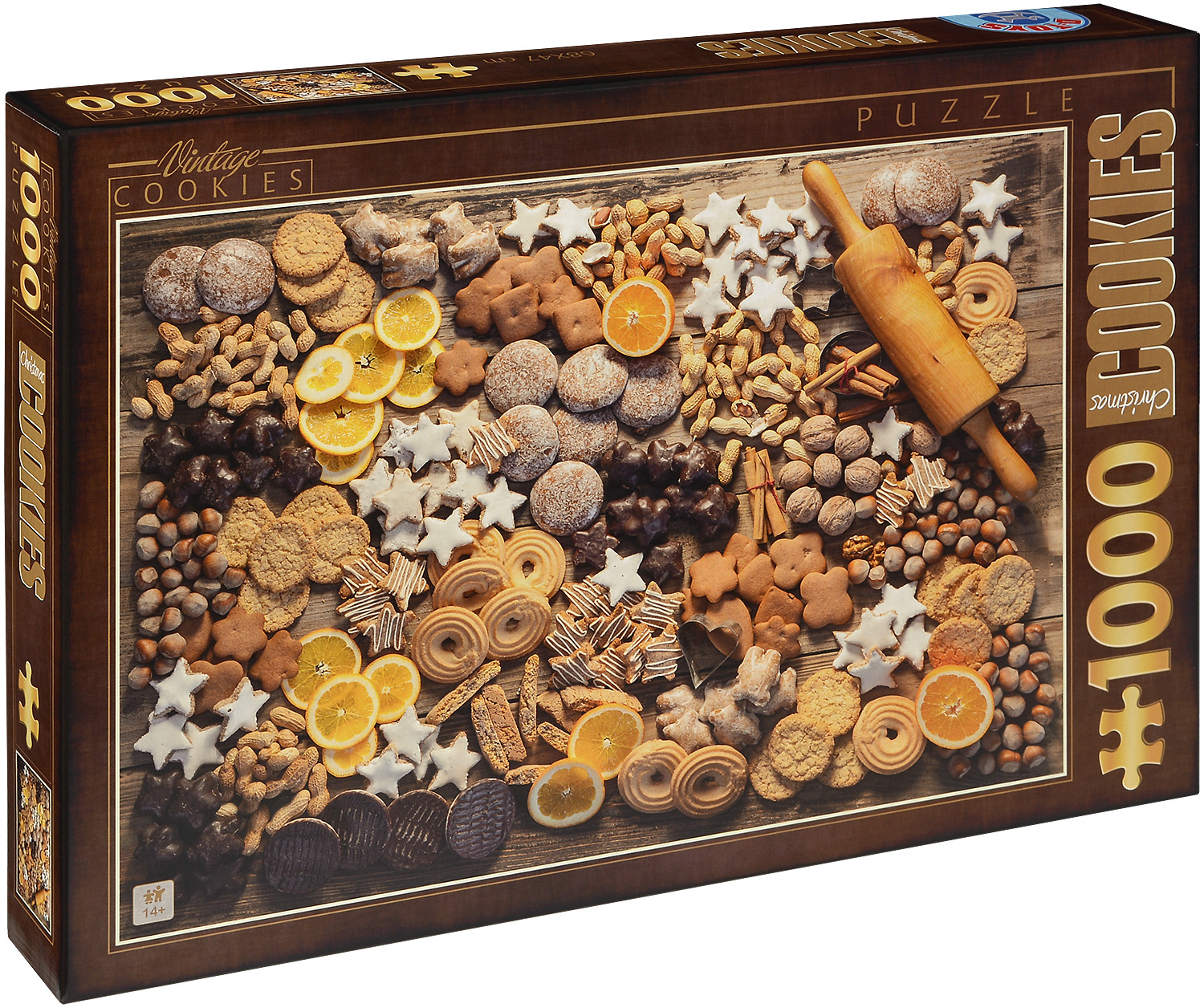 Пъзел D-Toys от 1000 части - Коледни сладки