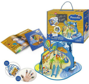 3D Пъзел Cubic Fun от 73 части - Пинокио, с приказка на български език