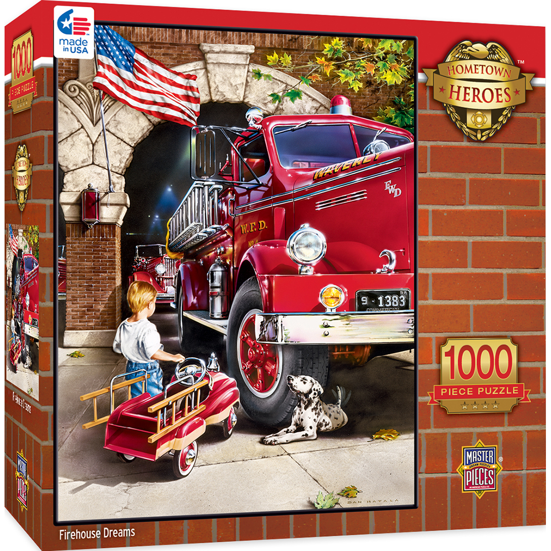 Пъзел Master Pieces от 1000 части - Пожарникарски мечти, Дан Хатала