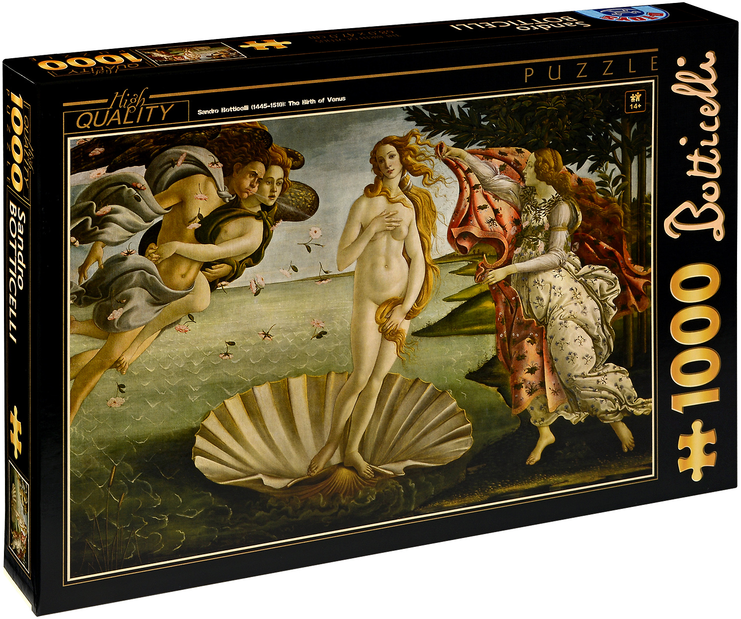 Пъзел D-Toys от 1000 части – Раждането на Венера, Сандро Ботичели