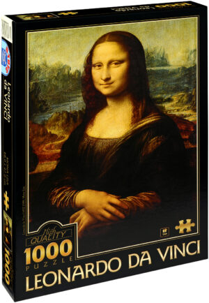 Пъзел D-Toys от 1000 части – Мона Лиза, Леонардо да Винчи