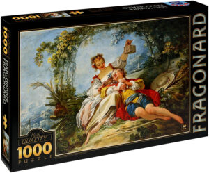 Пъзел D-Toys от 1000 части – Щастливите влюбени, Жан-Оноре Фрагонар