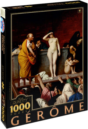 Пъзел D-Toys от 1000 части - Пазар на роби в Рим, Жан-Леон Жером