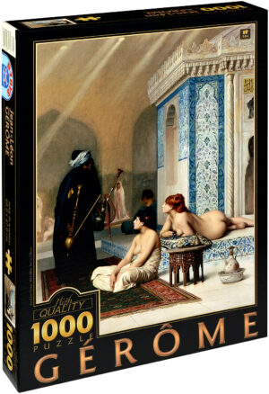 Пъзел D-Toys от 1000 части - Басейн в харема, Жан-Леон Жером
