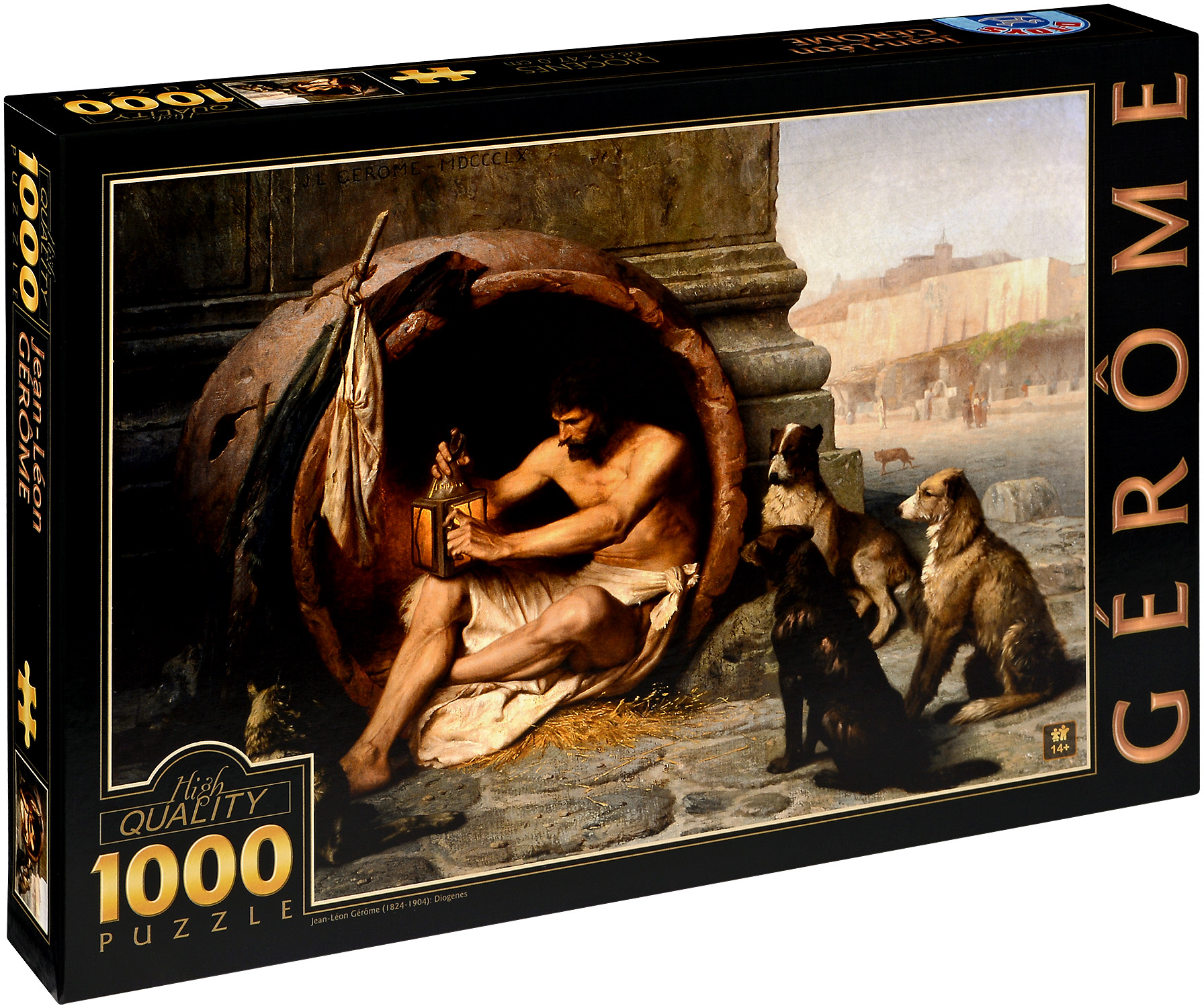 Пъзел D-Toys от 1000 части - Диоген, Жан-Леон Жером