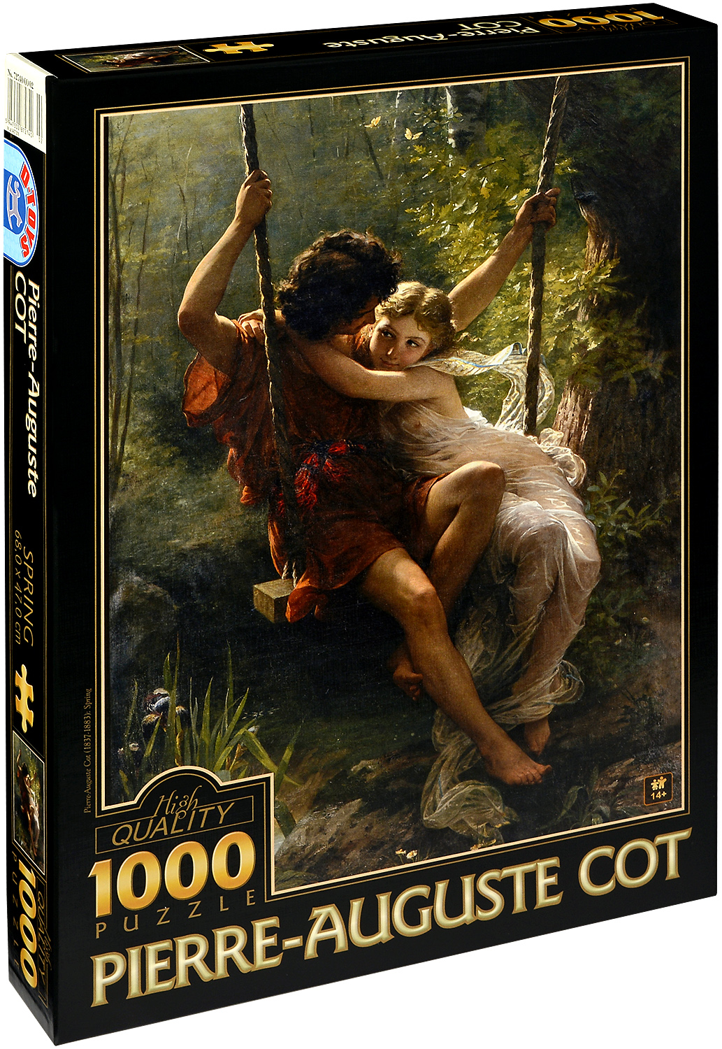 Пъзел D-Toys от 1000 части – Пролет, Пиер Огюст Кот