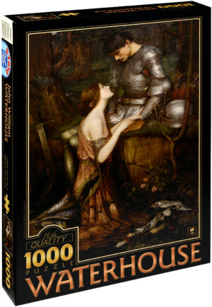 Пъзел D-Toys от 1000 части – Ламя, Джон Уилям Уотърхаус